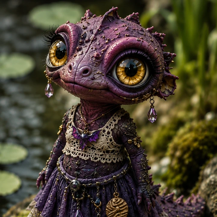 Roxie, the pond whisperer